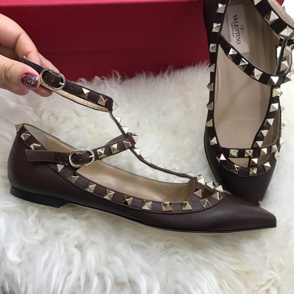 Valentino Garavani rockstud ballet flats oritq - Picture 4 of 7